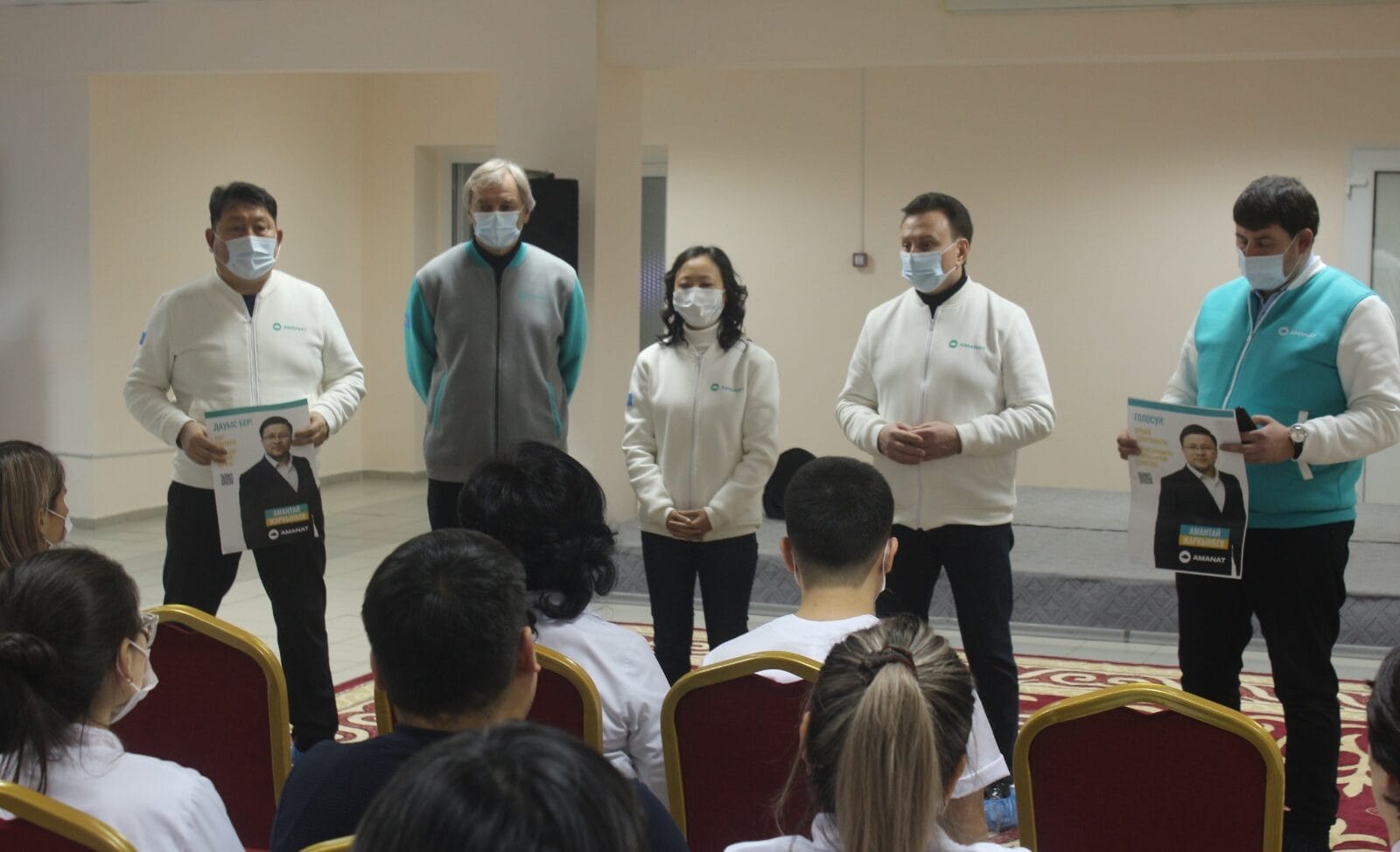 Предвыборная агитация кандидатов от партии «AMANAT» прошла в Павлодарском районе