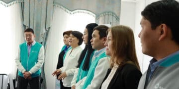 Специалисты кардиологического центра в Талдыкоргане поддерживают партию «AMANAT»