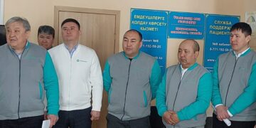 Кандидаты в депутаты от партии «AMANAT» встретились с медиками в селе Улытау