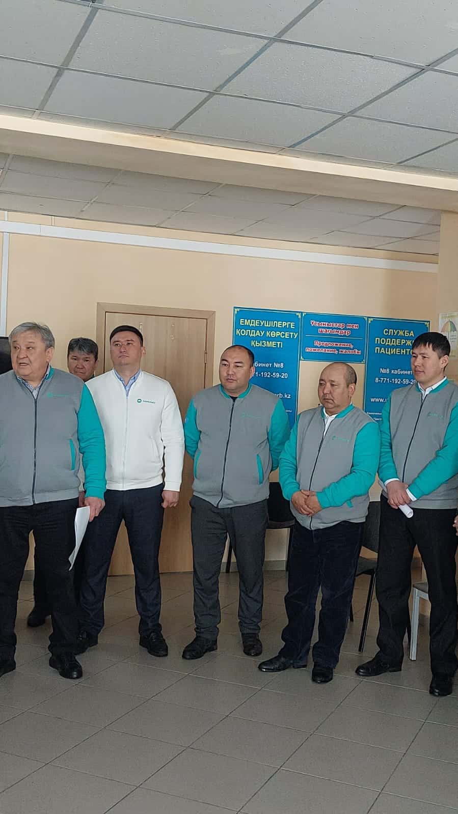 Кандидаты в депутаты от партии «AMANAT» встретились с медиками в селе Улытау