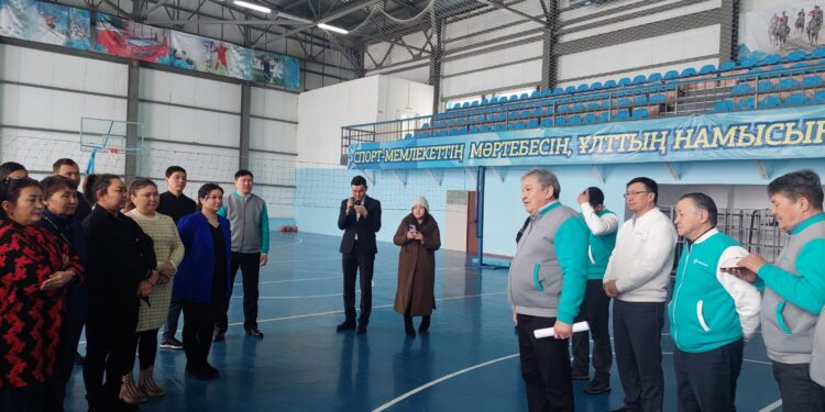 Аманатовцы посетили физкультурно - оздоровительный комплекс в Улытауском районе
