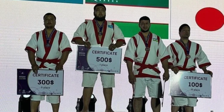 Спортсмен из Мангистау стал чемпионом Азии по қазақ күресі