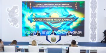 Появилась обновлённая политическая карта Республики Казахстан