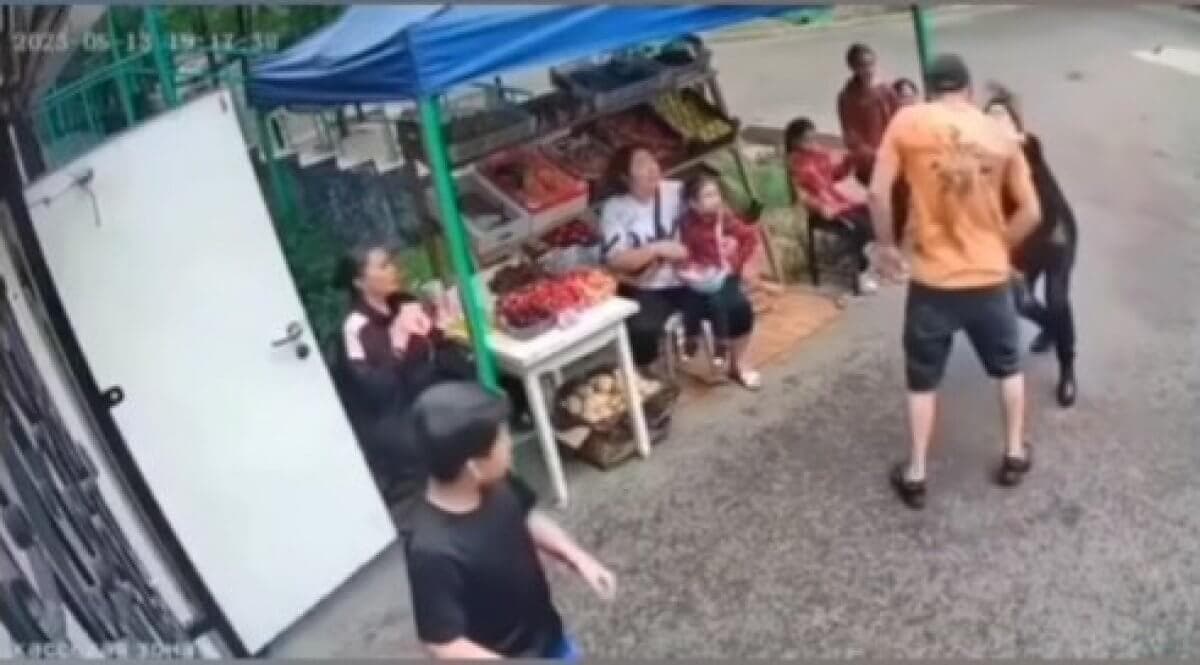 Алматинец ударил малознакомую женщину кулаком в лицо (Видео)