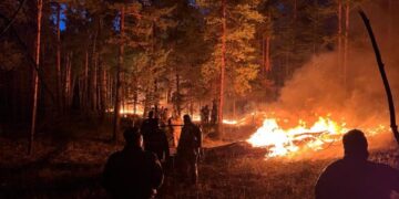 Жители вынуждены спешно покидать свои дома из-за пожаров в Абайской области