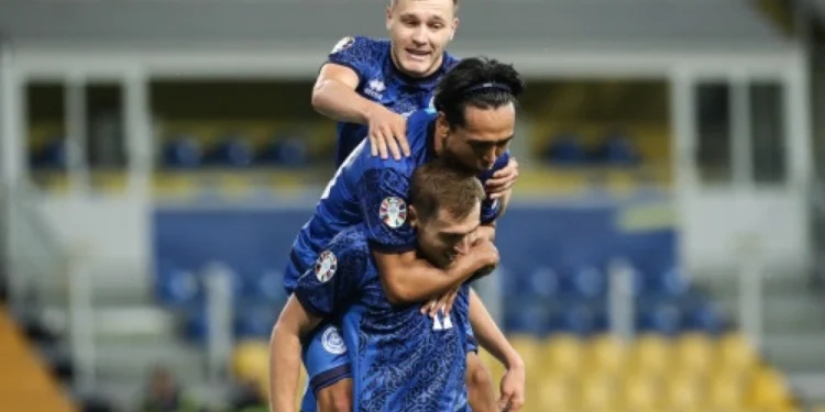 Казахстан разгромно победил в отборе на Евро-2024 по футболу в Италии