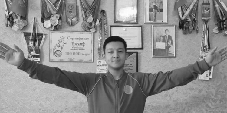 В Костанае безвременно скончался 22-летний чемпион по гимнастике