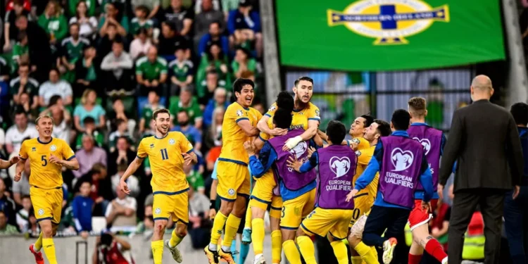 Казахстан обыграл Северную Ирландию на отборе Евро-2024