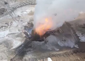 Шестые сутки горит нефтегазовое месторождение "Каратурун Южный"