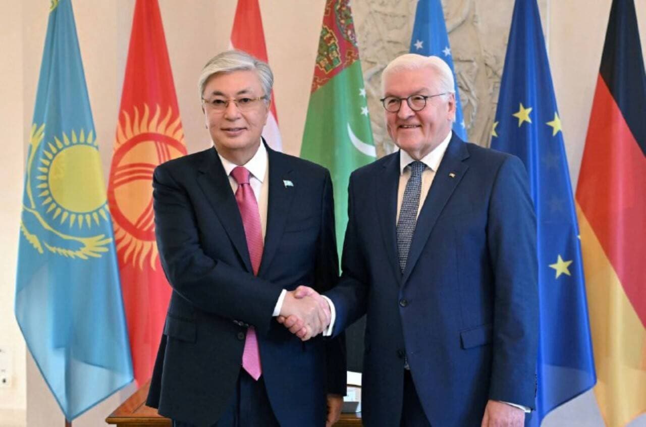 Касым-Жомарт Токаев встретился с президентом ФРГ Франк-Вальтером Штайнмайером
